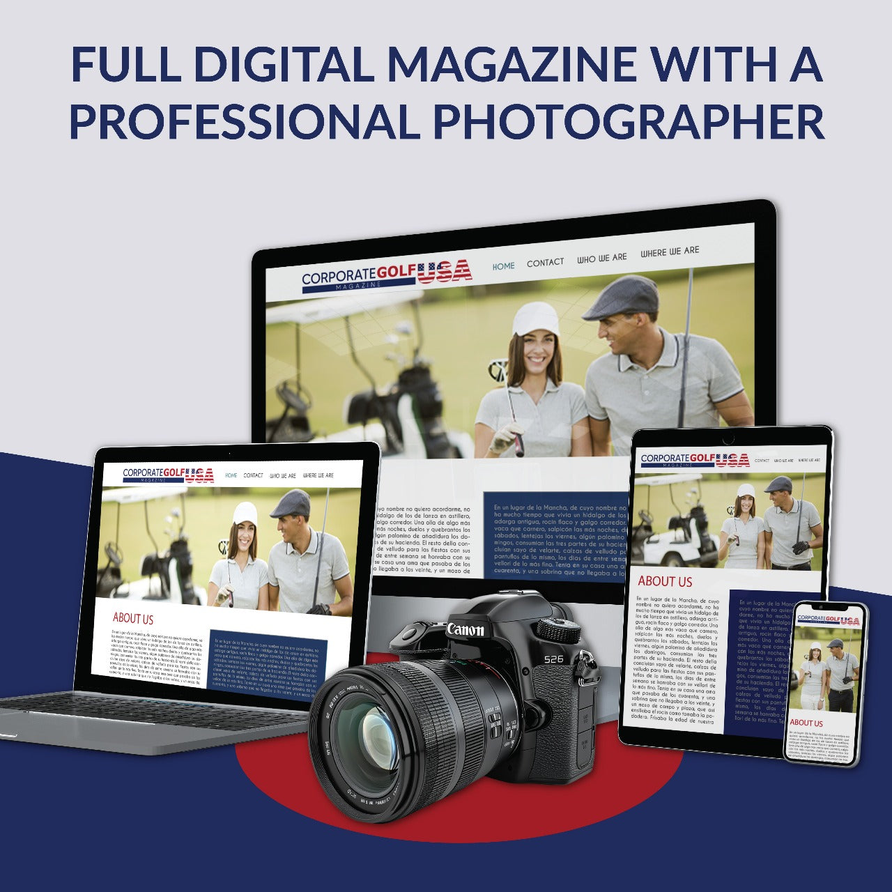 Full Digital Magazine + Professional Photographers